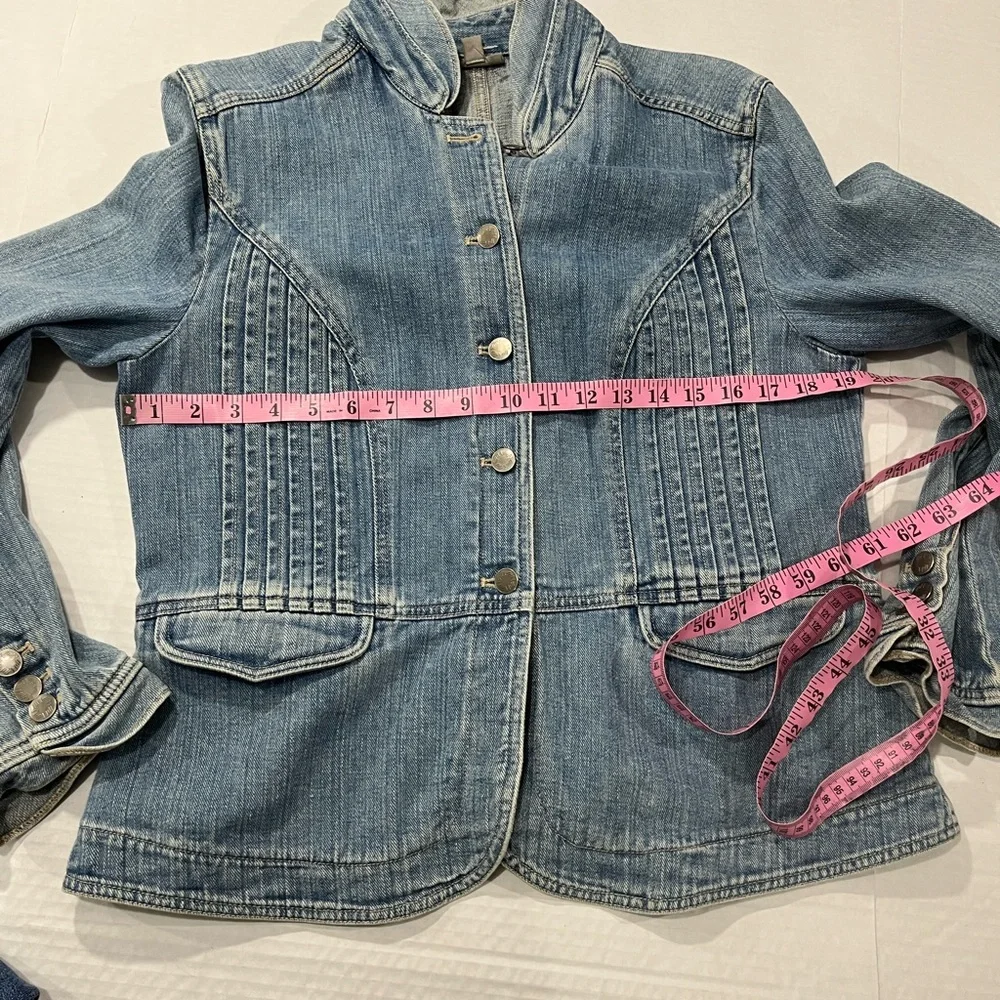 J.JILL  DETAILED JEAN JACKET (a253) - Picture 11 of 14